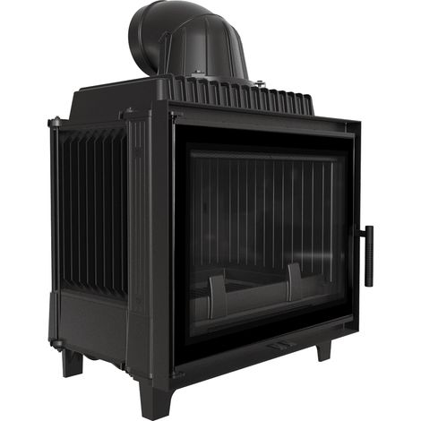 Kamineinsatz Gusseisen KRATKI FRANEK DECO 12 kW Ø 200 (1/5)