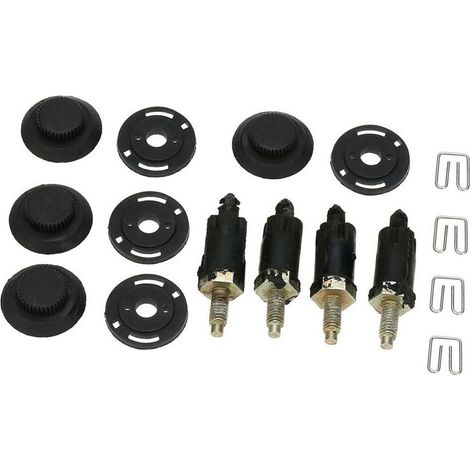 2.0 HDI Kit of clips of hood of hood of bolt of lid of engine for CITROEN PEUGEOT - The black (1/5)