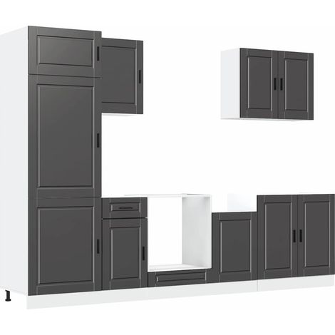 Maison Exclusive - Conjunto de armarios de cocina "Porto" de 7 pi