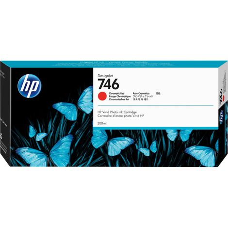 HP 746 300 ml Chromatic Red DesignJet Ink Cartridge Cartuccia d'Inchiostro 1 pz Originale