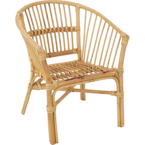 Chaise enfant 41x43x52 cm en rotin naturel (1/5)
