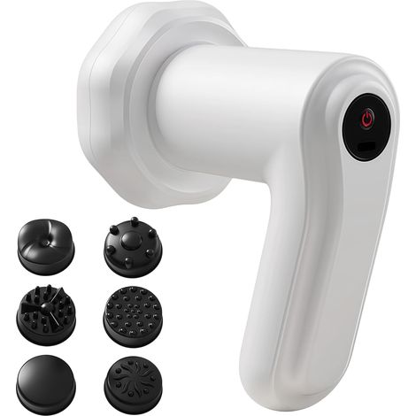 Masseur Anti Cellulite Electrique, Appareil de Massage Cellulite Rechargeable avec 6 Têtes Massage 8 Vitesses pour Remodelage et Perte de Poids Corps Jambes Ventre Bras Fessiers (1/5)