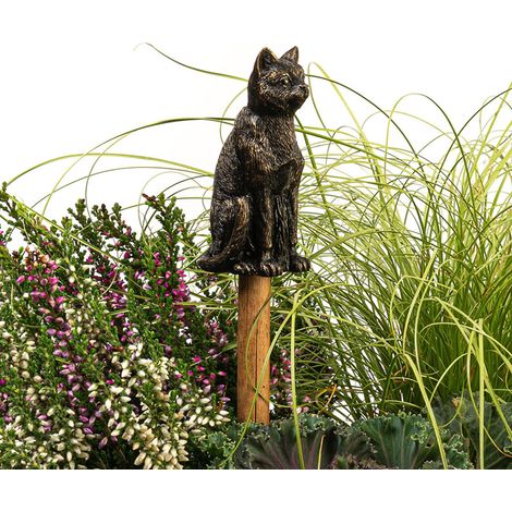 Cat Cane or Stake Topper Pot Buddy - L4 x W3.5 x H8 cm