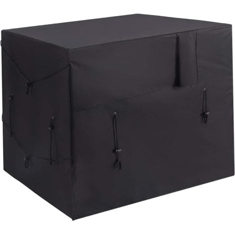Housse de protection imperméable pour pompes à chaleur et chauffages de piscine - idéale pour protéger le mobilier de jardin - fabriquée en tissu Oxford 210D imperméable avec revêtement argenté - anti (1/5)