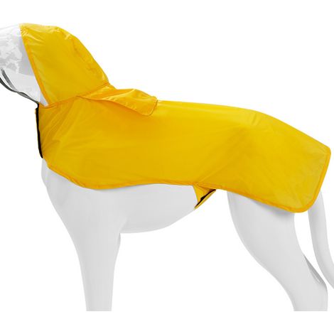 1 Imperméable chien, capuche transparente, tissu réfléchissant, sangles réglables, polyester, extérieur (1/5)