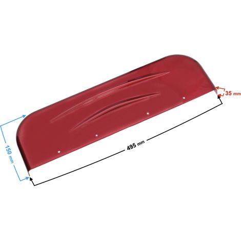 Funda roja para asiento de scooter Tres (1/2)