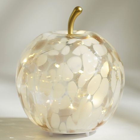 Pomme Simona LED blanche doré 16x16x17cm (1/2)