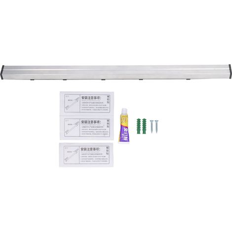 Barre magnétique 500mm pour couteaux de cuisine, garage, outils, métal fort, organisateur mural aimanté (1/5)