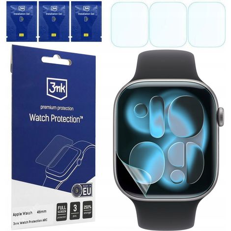 Apple Watch 11 de 46 mm - Protección ARC de 3 mk (1/5)