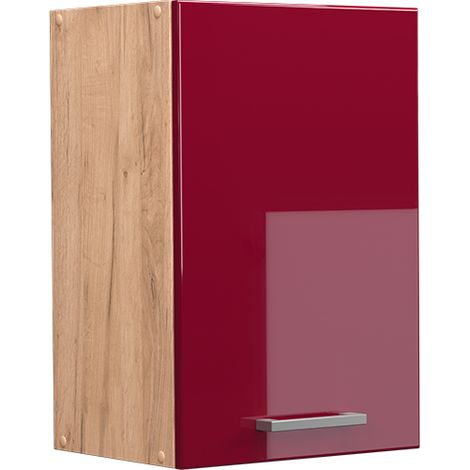 Hängeschrank R-Line, Bordeaux Hochglanz, 40 cm, Vicco