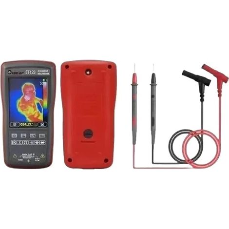 2-in-1-Multimeter-Wärmebildkamera, 2,8-Zoll-Touchscreen, Infrarotkamera, Erkennung von Automobil-Solarkreisen (ET12S)