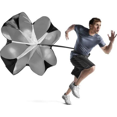 Speed-Training Laufschirm 56 Zoll Agility Power Chute Widerstand Fallschirm Laufen Sprint Fußball Sport Power Widerstand Ausrüstung