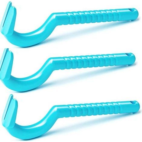 Tick Remover for Dogs, Cats and Humans - Painless Tick Removal in Seconds - Set of 3 Tick Hooks with Tweezers (1/4)