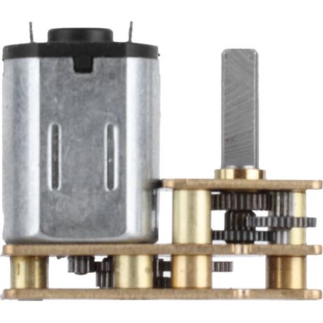 Accessoire de réduction de vitesse miniature en métal pour moteur à engrenages CC 1024-N20 DC6V 100 tr/min (1/5)