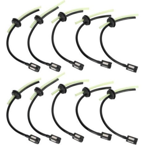 Ensemble de Filtres à Huile et Tuyaux pour Tondeuse à Gazon Tronçonneuse 10 Pièces Compatible GX35 - (1/5)