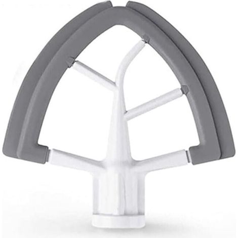 Enowelir Mélangeur à Tête Inclinable en Silicone Flex Edge avec Grattoir Intégré pour Robot de Cuisine 4.55 QT (1/4)