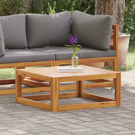 Table basse de salon, Table Café, 68x68x29 cm Bois d'acacia solide OIB6617E (1/4)