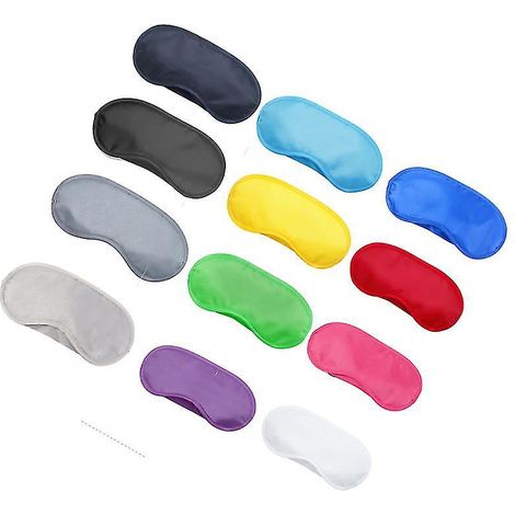 12 cache-œil colorés