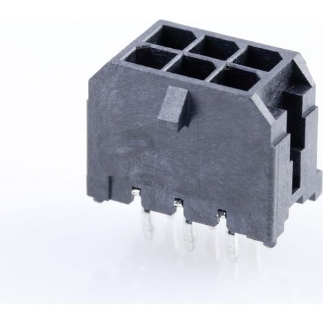 Molex Einbau-Stiftleiste (Standard) Polzahl Gesamt 6 Rastermaß: 3 mm 430450612 1 St. Tray