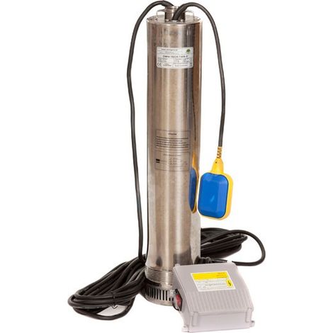 Pompe immergée pour puit - 1100W - 65 m - Inox - 6m3-h