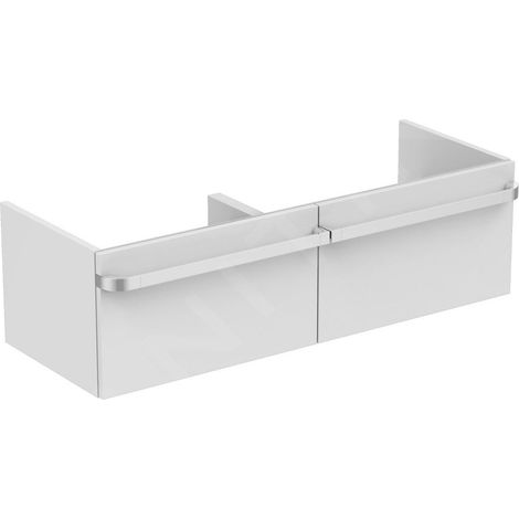 Meuble sous-vasque TONIC II 1200 x 440 x 350 mm blanc brillant IDEAL STANDARD (1/5)