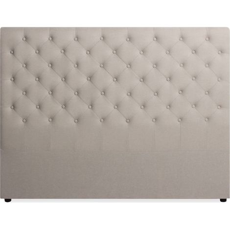Tête de lit capitonnée Constance 160cm Tissu Beige