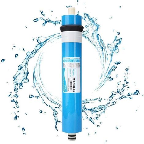 Filtro de membrana de ósmosis inversa doméstico de 50/75/100 GPD para sistemas de agua de ósmosis inversa (75 GPD) (1/4)