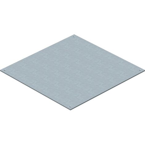 OBO Bettermann Coperchio cieco per UZD250-2/3 282x282x4 acciaio zincato a nastro, 7400573
