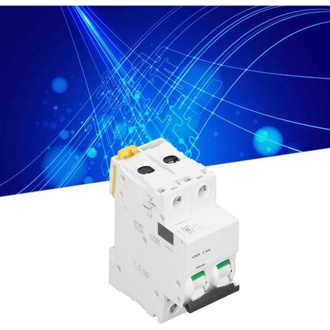 Disjoncteur miniature iC65N C40A 2P, 40 A, montage sur rail DIN, basse tension 400 V, pouvoir de coupure 6000 A, contacts argentés (1/5)