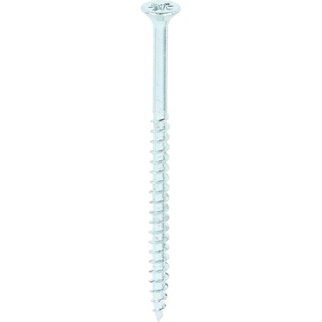 TIMCO Solo Countersunk Silver Woodscrews - 6.0 x 100