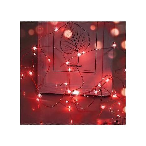 Guirlande lumineuse décorative d'Halloween, Cshare 3M 30 Micro LED, guirlande lumineuse d'intérieur à piles, mini guirlande lumineuse LED pour la décoration de chambre à coucher et de Noël (1/5)