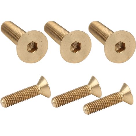 50 Stück Senkkopf-Innensechskantschrauben aus reinem Kupfer mit Flachkopf, Hardware-Zubehör M5M5 x 20 (1/5)