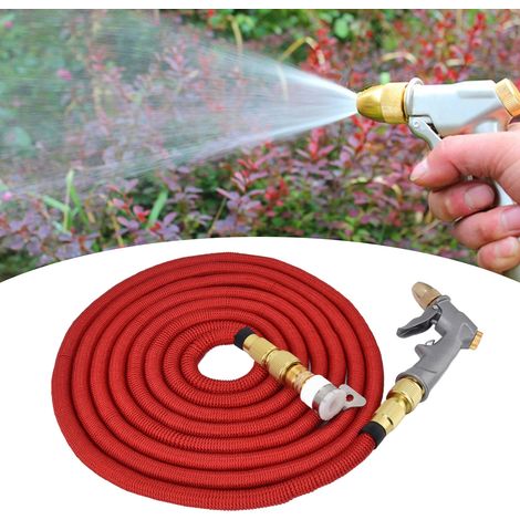 Hochdruck-Gartenspritzen-Set, G3/4-Gewindeschlauch, multifunktionales Bewässerungswerkzeug, Teleskop-Gartenschlauch (1/5)