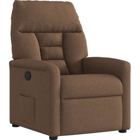Teenpull – Relaxsessel Braun Stoff (1/5)