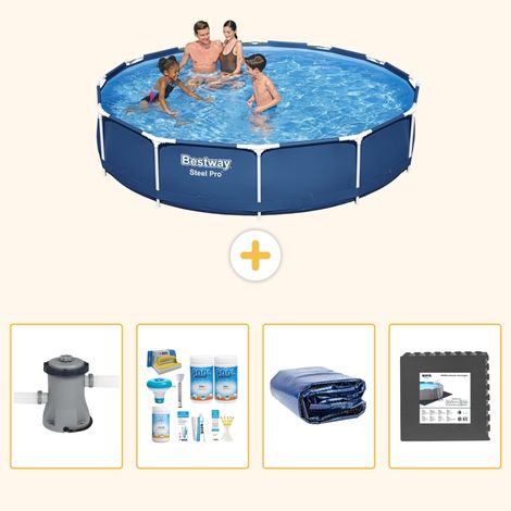 Bestway Bestway Steel Pro Ronde - 366x76 cm - 5-pièces S233 (1/5)