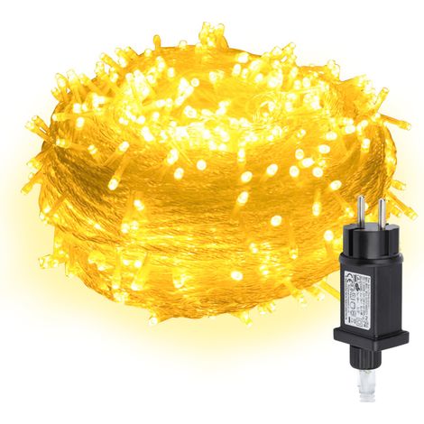 Jiubiaz 30M 300 LED catena luminosa bianco caldo 8 modalità luci per festa giardino interno decorazione illuminazione natalizia (1/5)