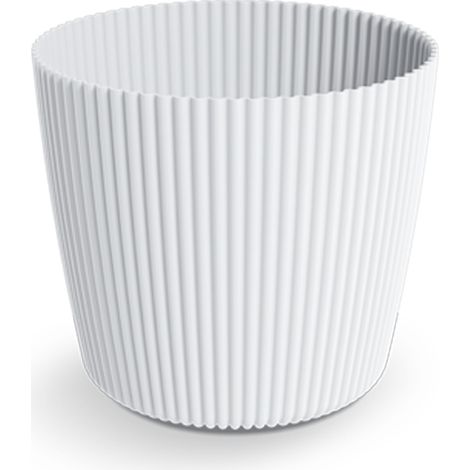 Prosperplast Blumentopf MILLY ROUND Weiß 19,6 cm