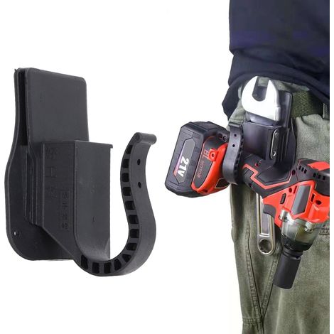 Étui de ceinture pour perceuse, support multifonction avec cordon de sécurité pour visseuse à chocs