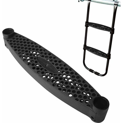 Échelle de trampoline avec marches antidérapantes - Accessoires de rechange pour trampoline, échelles faciles à monter, robustes et sûres pour les enfants (1/5)