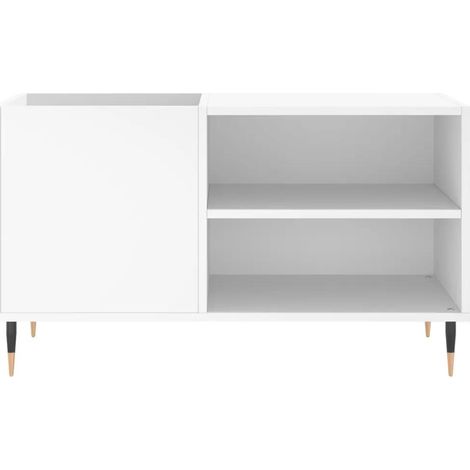 Plattenschrank Weiß 85x38x48 cm Holzwerkstoff vidaXL