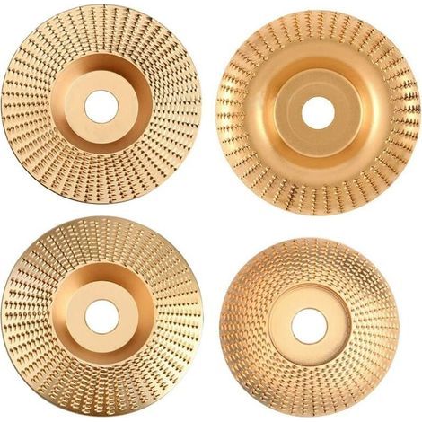 Disque Meuleuse - Carbure De Tungstène - Pour Sculpture Et Meulage Du Bois - 115 Mm Et 125 Mm - 4 Pièces (1/5)