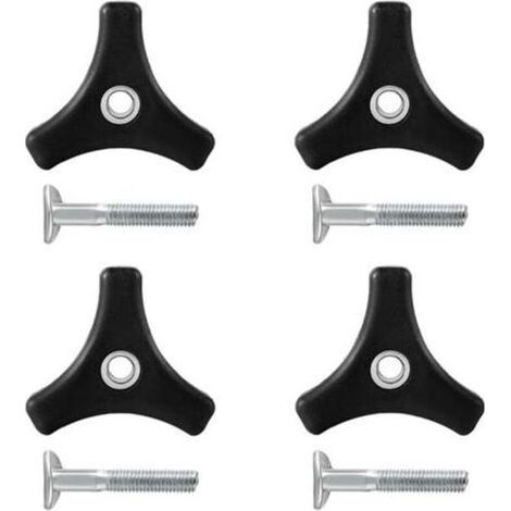 (5.4×4.7×4.7cm)4 Pièces Boulons d'Écrou de Boutons de Poignée de Tondeuse à Gazon, Poignée Universelle de Tondeuse à Gazon Boulons de Rechange en Plastique pour Tondeuse à Gazon Tonde (1/4)