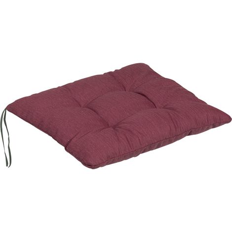CUSCINO SEDUTA TRAPUNTATO 42X44XH4CM BORDEAUX