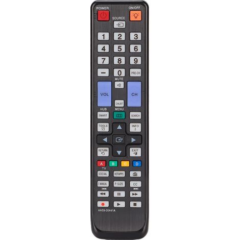 Kompatible Ersatzfernbedienung für Samsung LED-Fernseher UN40D6420UF, UN46D6420UF, UN55D6420UF, UN60D6420UF. (1/5)