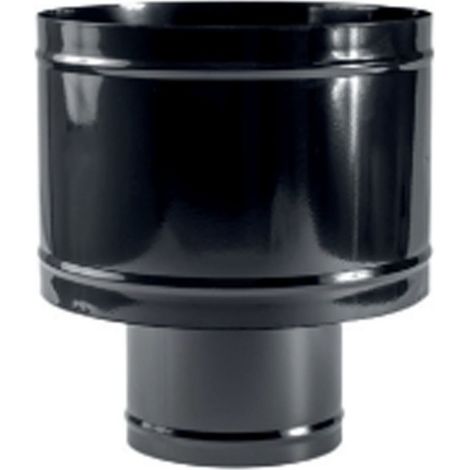 Sombrerete tubo estufa normal 100mm antirrevocante acero esm