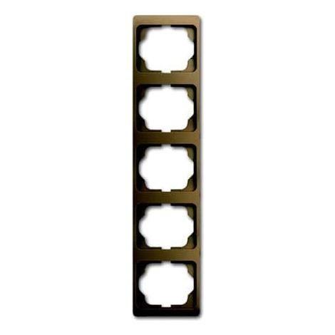 Cadre 5 Poussoirs Bronze Vertical Alpha 2CKA001754A4390 ABB 587029