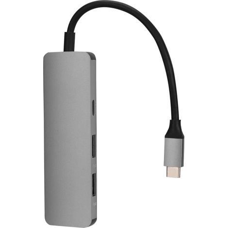 Questo elegante adattatore multiporta è dotato di una superba porta HDMI per immagini eccezionali e di una affidabile porta USB 3.0 per MacBook Pro, Air, iPad Pro, iPhone, XPS, ThinkPad e molti altri 