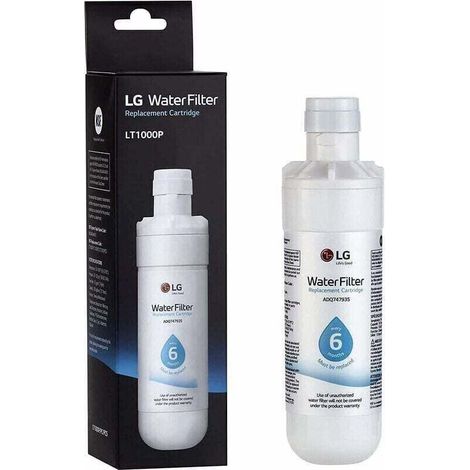 Filtro acqua di ricambio YMYNY per LG LT1000P – 6 mesi / 757 litri (NSF42, NSF53 e NSF401) ADQ74793501, ADQ75795105 o AGF80300704, bianco (1/5)
