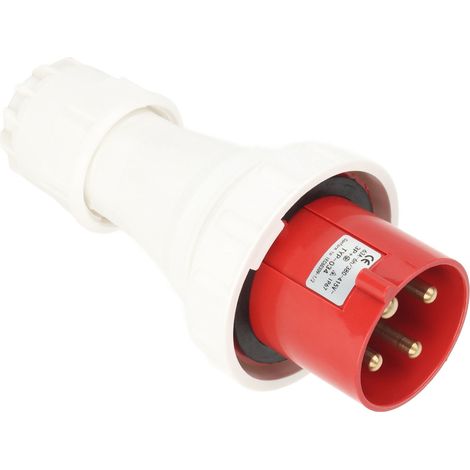 Prise industrielle en saillie, 4 pôles, étanche, 220-380 V / 240-415 V (1/5)