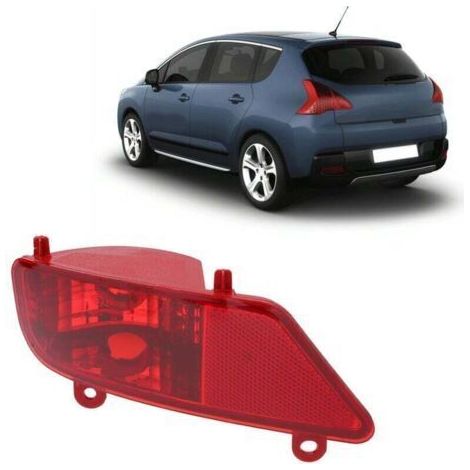 Rear fog light for car, Replacement Car Accessories Compatible for Peugeot 3008 5008 2009-2016 (Left) (1/5)